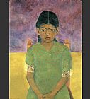 Frida Kahlo Canvas Paintings - Portrait of Virginia Nina